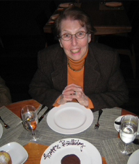 Irma Schachter ’49 P’78 GP’15. Link to her story