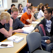 Photo of students in a class